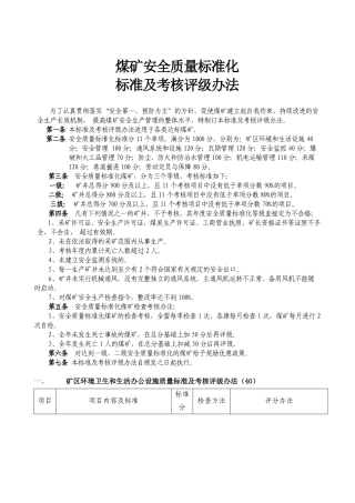 阿拉善盟煤矿质量标准化