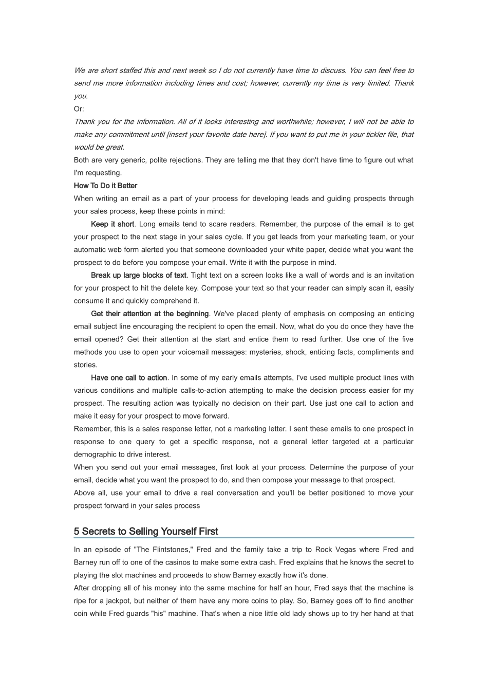 老外教你如何通过电子邮件销售Sales skilled_1_第3页