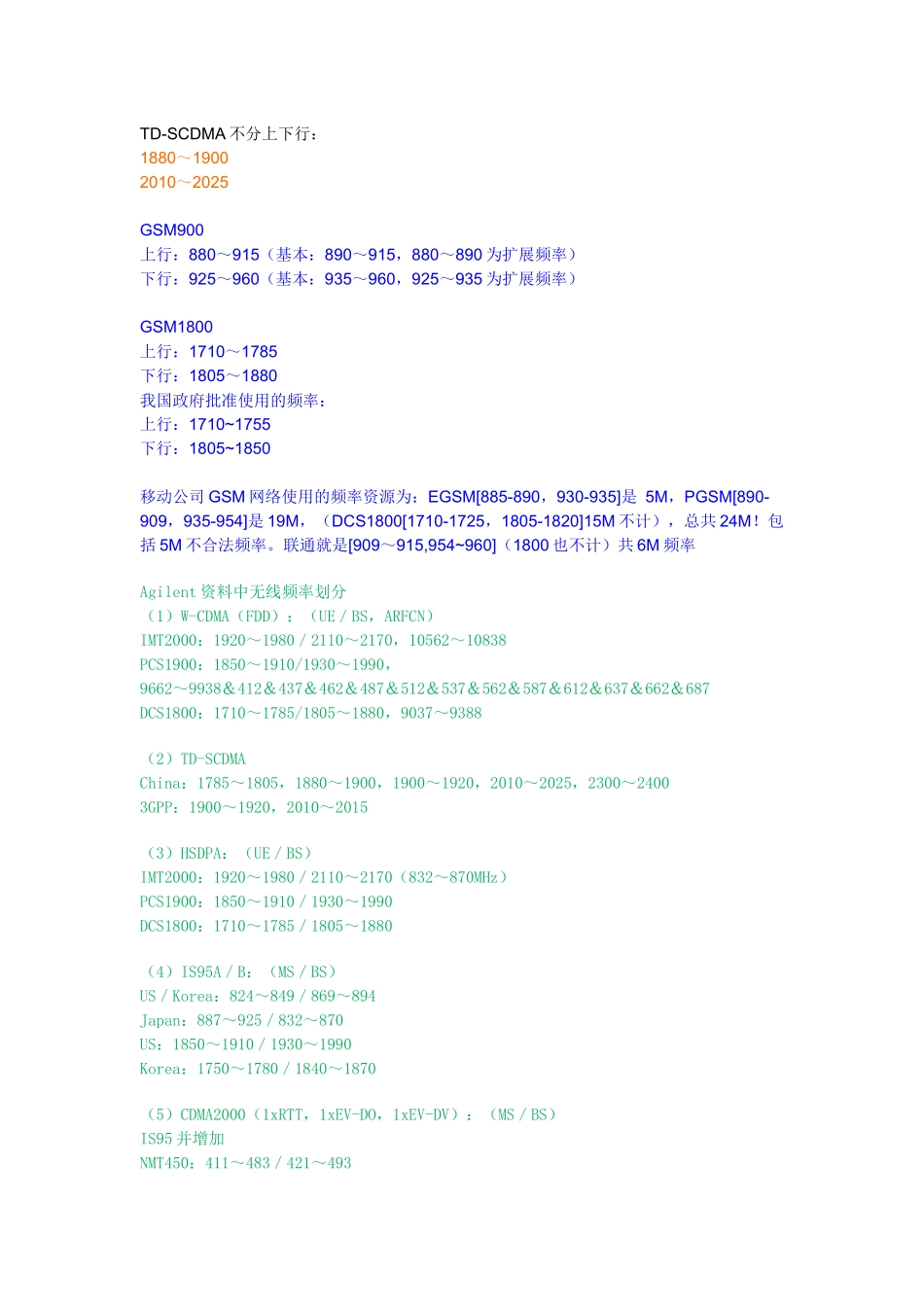 移动通信频率分配_第2页