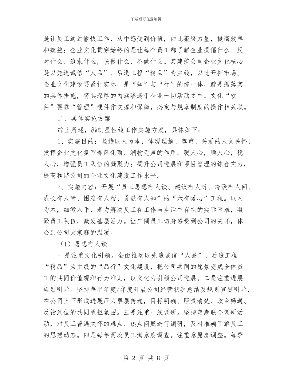 某建筑公司企业文化建设推行方案与某建筑公司安全生产应急预案汇编_第2页