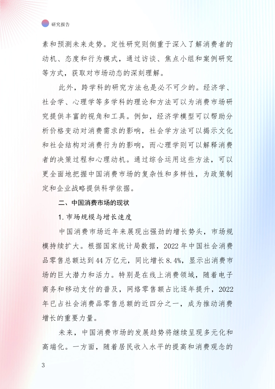 2024-2025年我国消费市场市场现状及前景分析研究报告_第3页