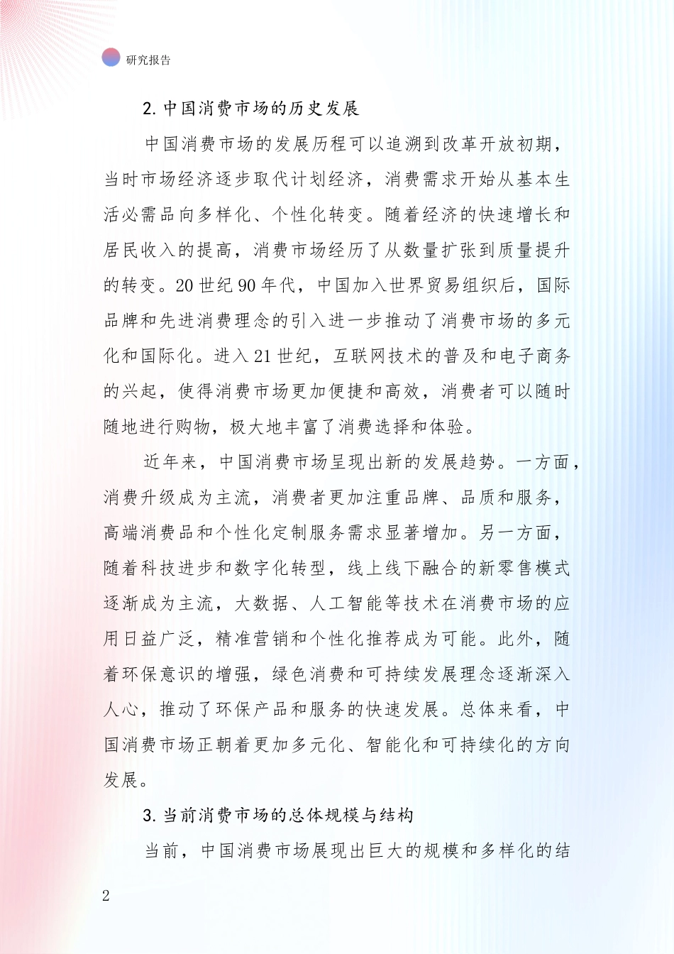 2024-2025年消费市场市场未来发展分析项目可行性研究报告_第2页