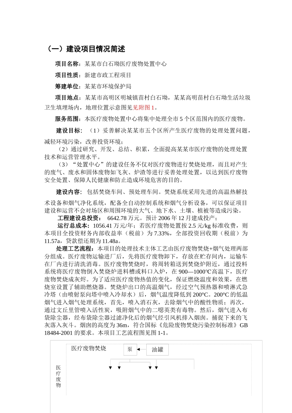 XX市医疗废物处置中心环境影响报告书(简本)_第2页