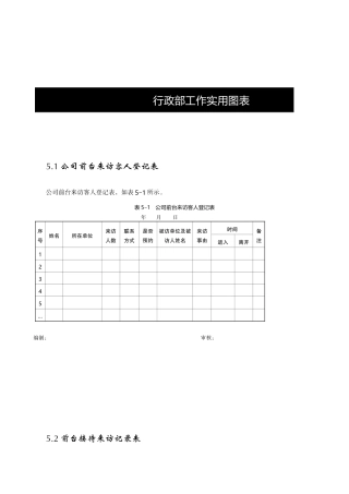 行政部电子文档