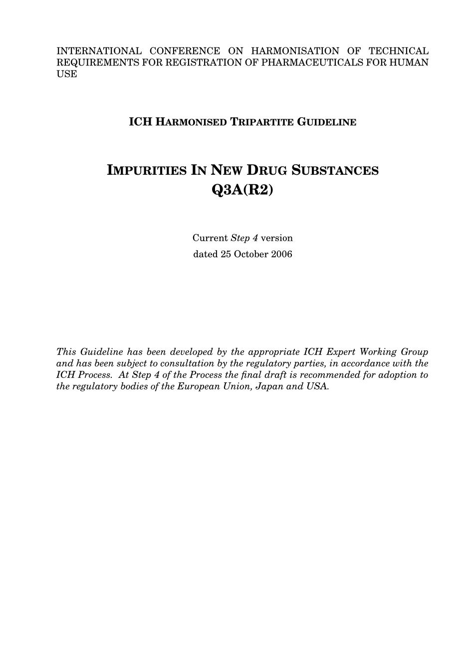 Q3A(R2)-新原料药中的杂质(中英文)_第1页