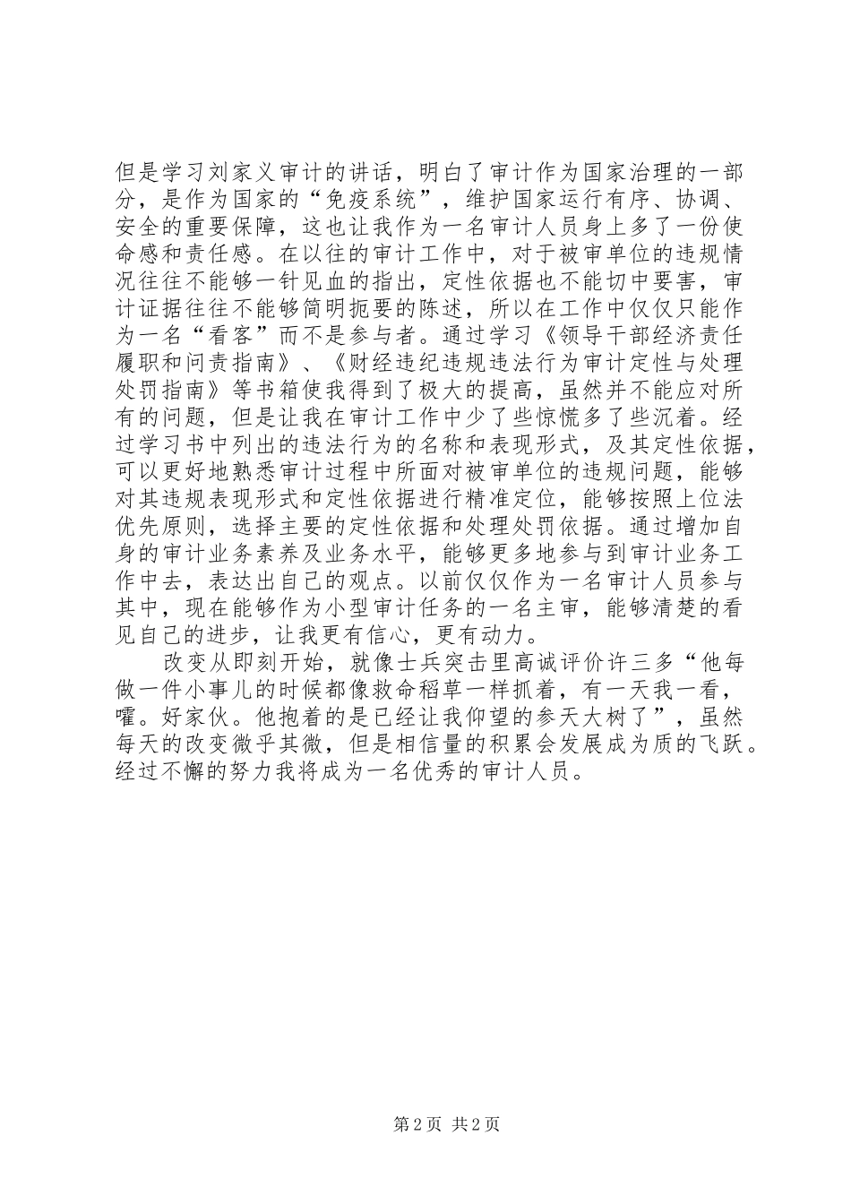 审计个人工作回顾心得_第2页