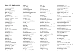 机械专业术语1(Doc 22)
