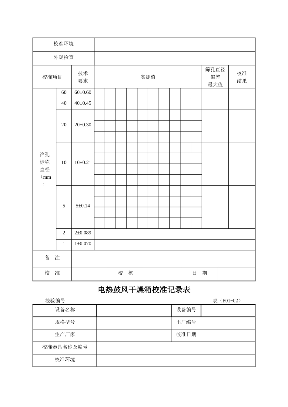 公路工程试验仪器校准指南--自校表格(1)_第3页
