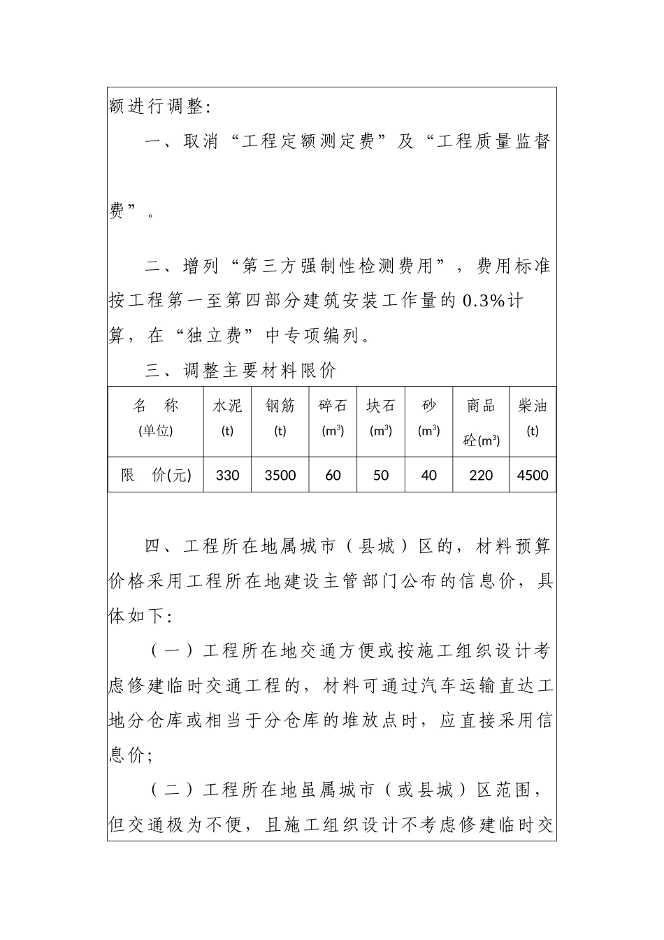 关于调整我省地方水利工程部分费用标准及砌石工程等概预算定额124512640_第2页