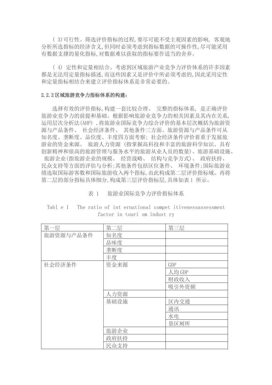 现代旅游产业评价方法与体系研讨_第3页