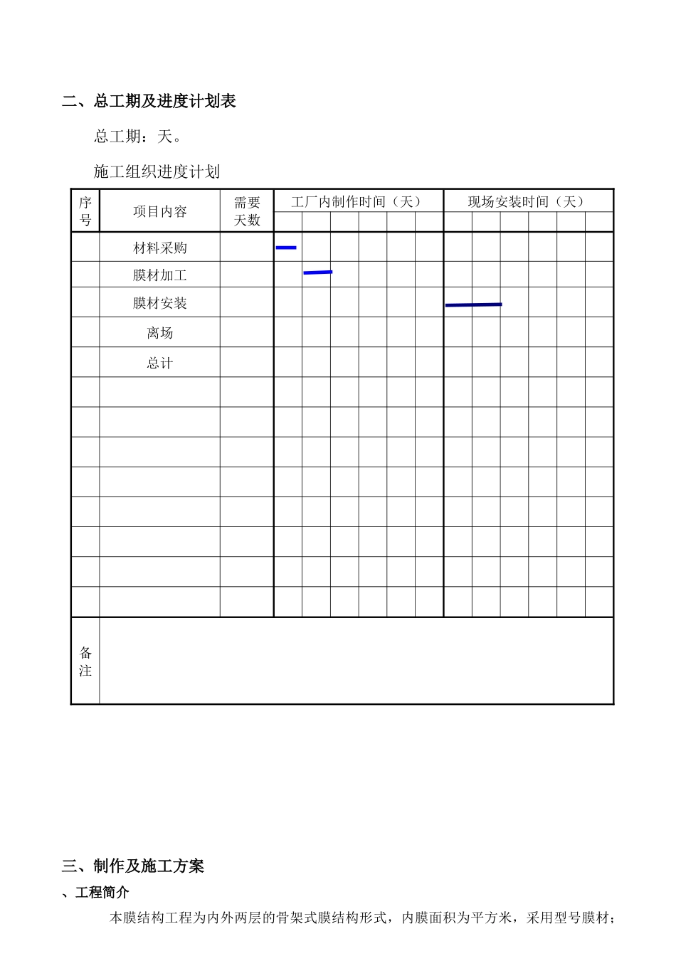休闲公园水世界膜结构工程施工组织设计方案_第2页