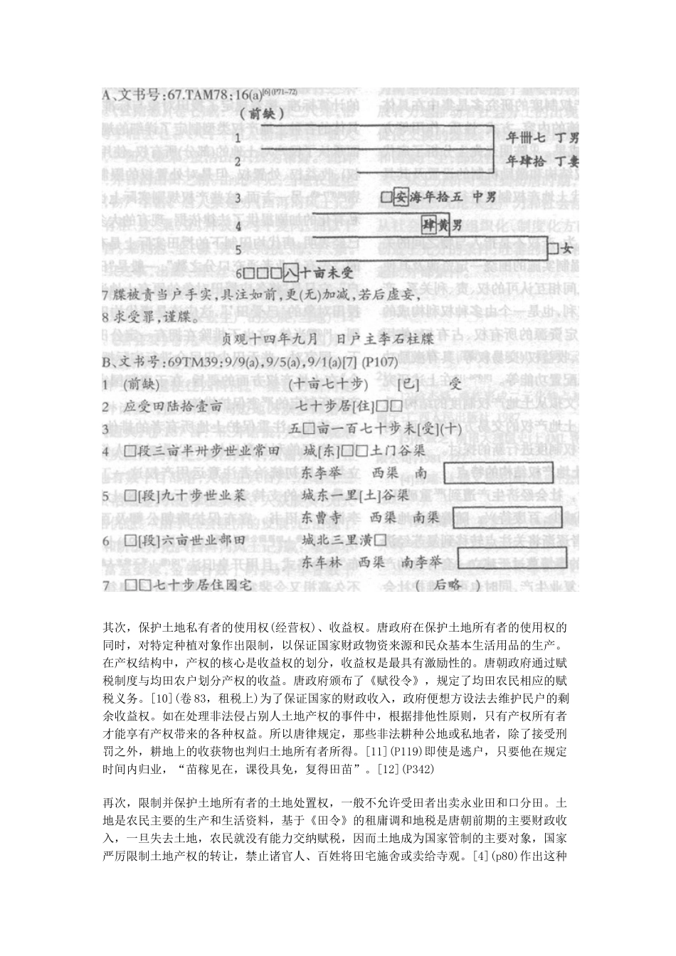 论唐代前期的土地产权制度_第3页