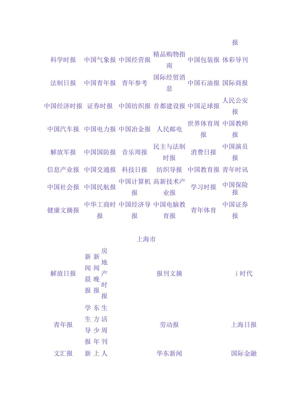 全国各地电子报纸大全_第2页