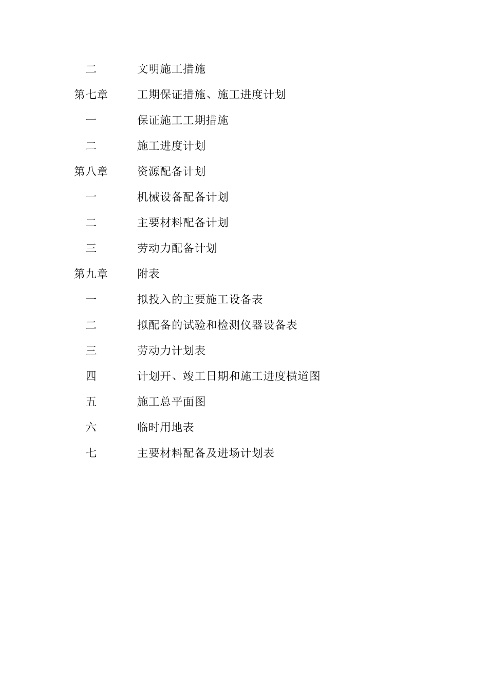 XXXX年道路维修养护工程施工组织设计_第2页