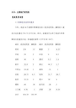 《王牌地产快报》第35期