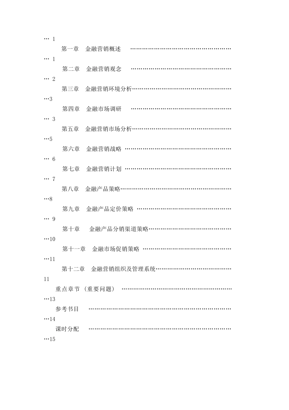 (金融营销)教学大纲_第2页