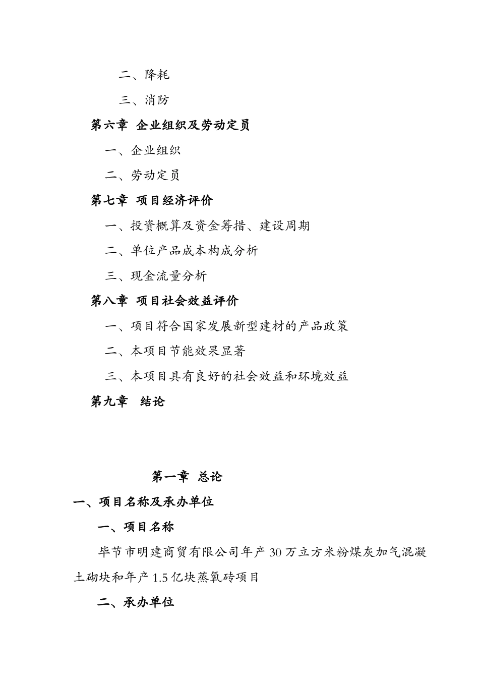 1.5亿粉煤灰蒸养砖生产线建设可行性报告_第3页