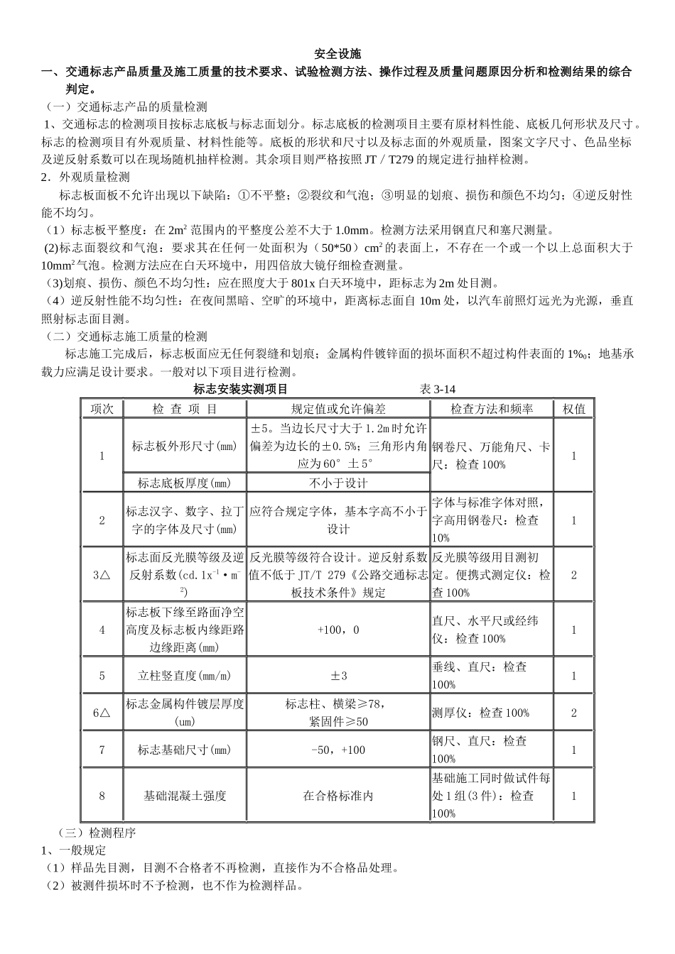 交通工程设施试验检测方案大全_第1页