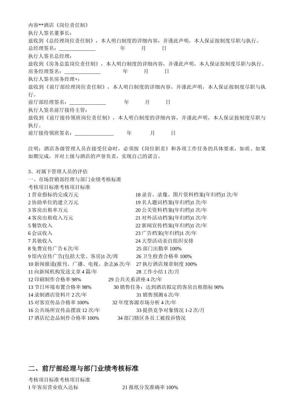 星级酒店各部门岗位职责及操作流程-fuwangcai_第3页