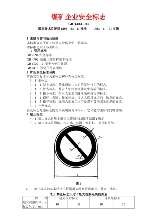 煤矿企业各类安全标志