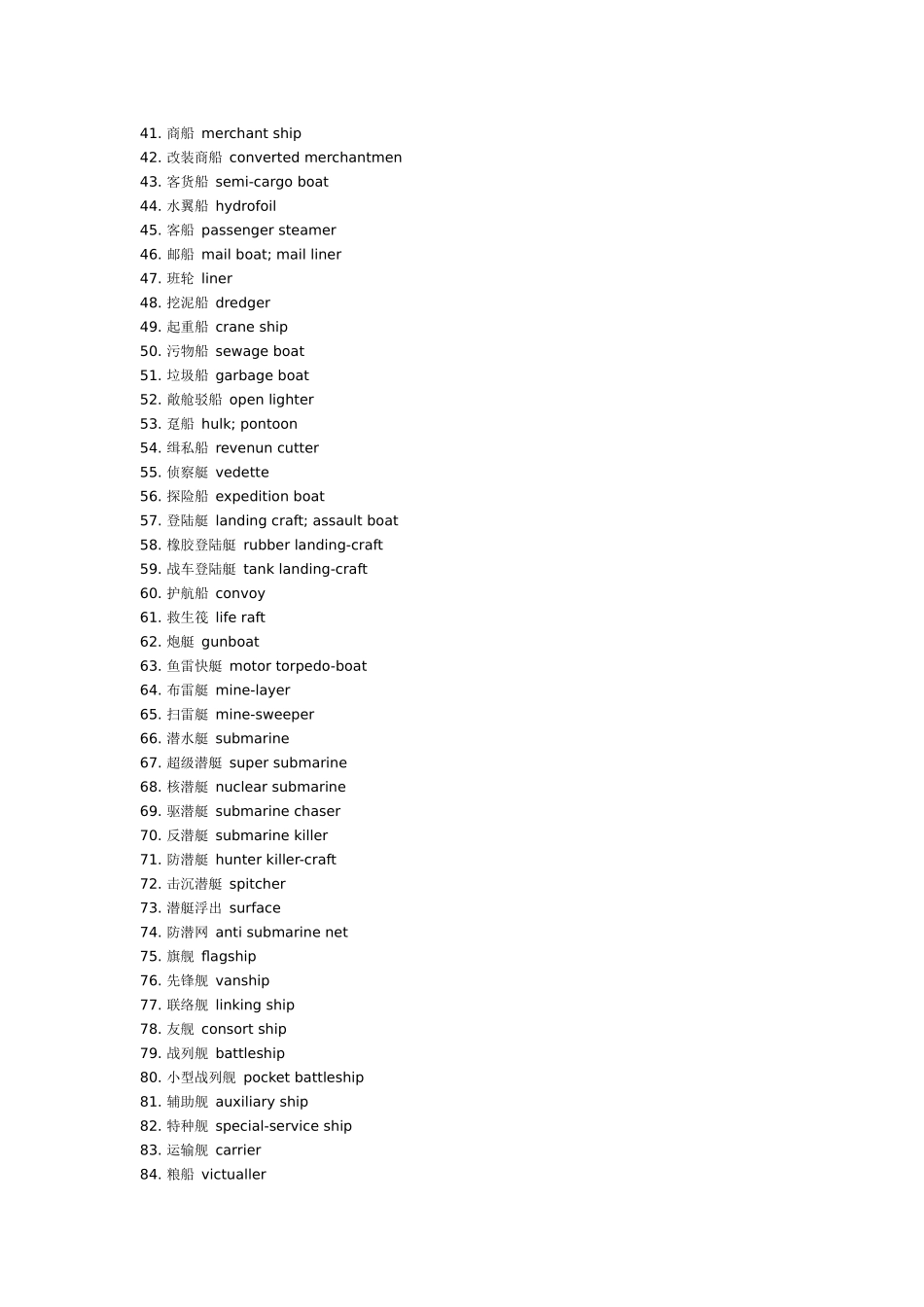 水陆交通词汇大汇总_第2页