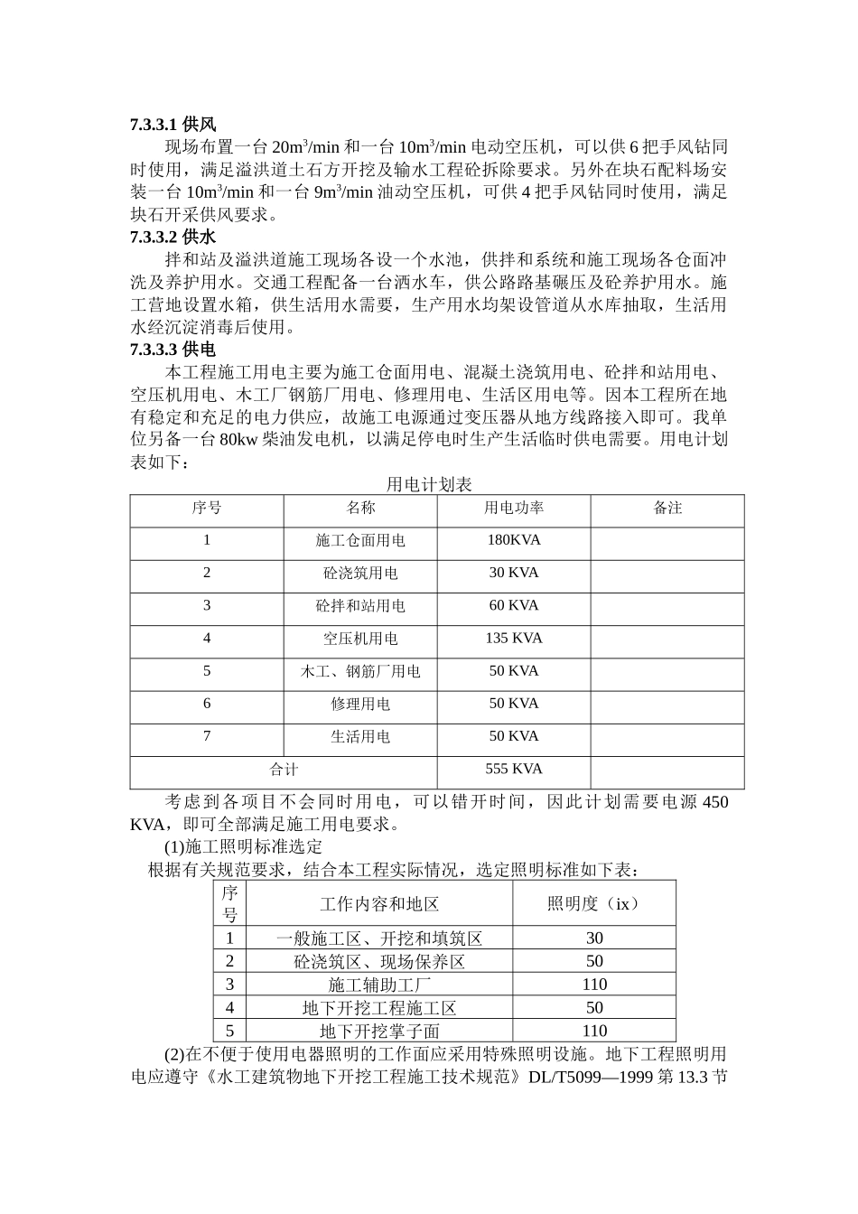 永安水库除险工程施工组织设计_第3页