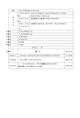 汽车空调教案(DOC62页)