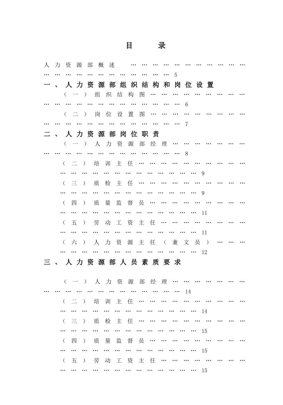 酒店人力资源部概述_第1页