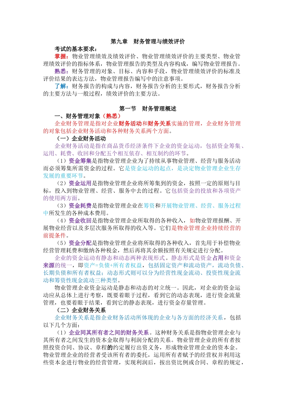 物业经营管理第九章_第1页