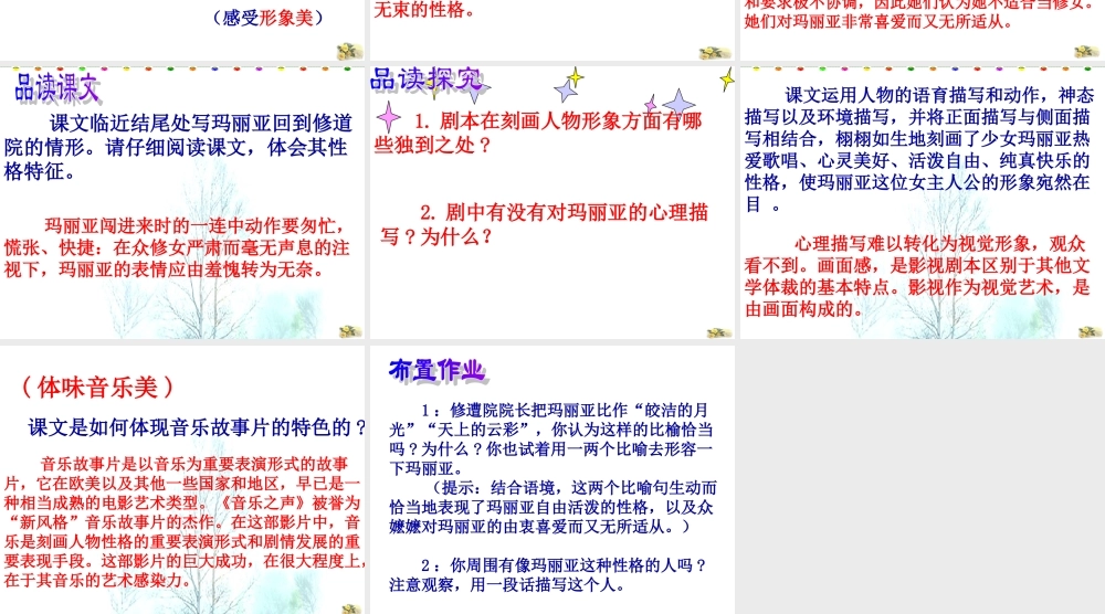 《音乐之声》PPT课件