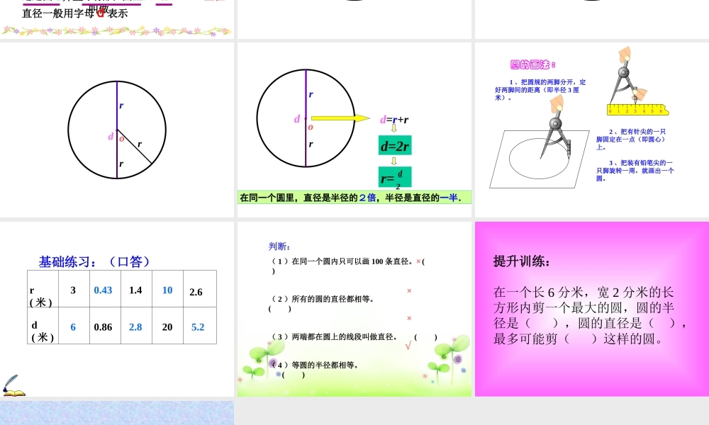 圆的认识一课件