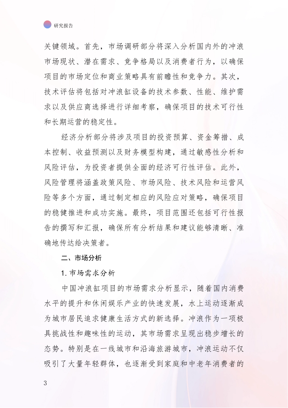 2024-2025年中国冲浪缸项目市场发展现状分析研究报告_第3页