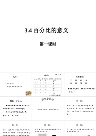 百分比的意义