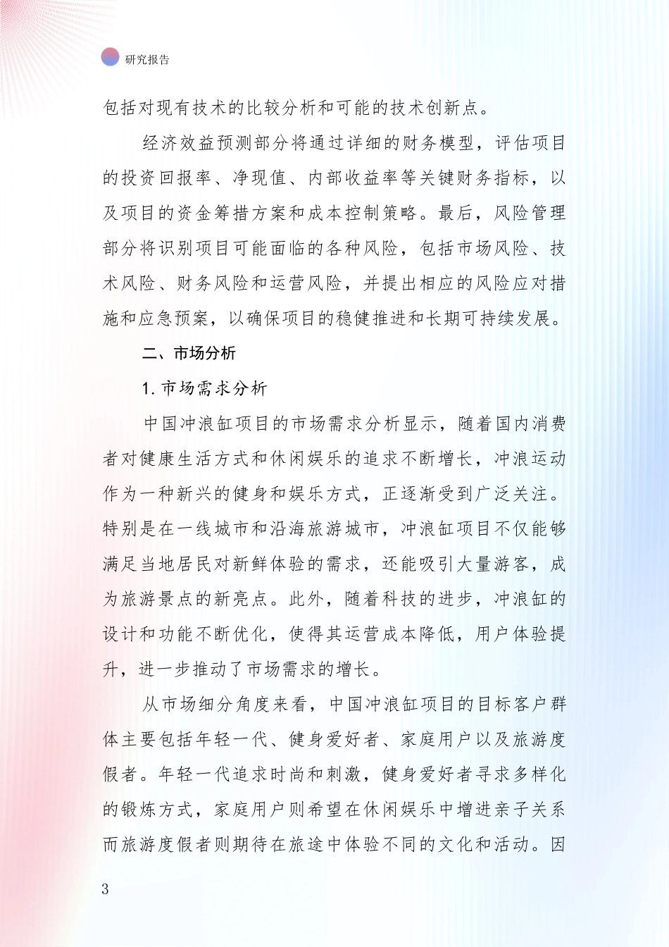 2024-2025年中国冲浪缸项目现状与趋势分析研究报告_第3页