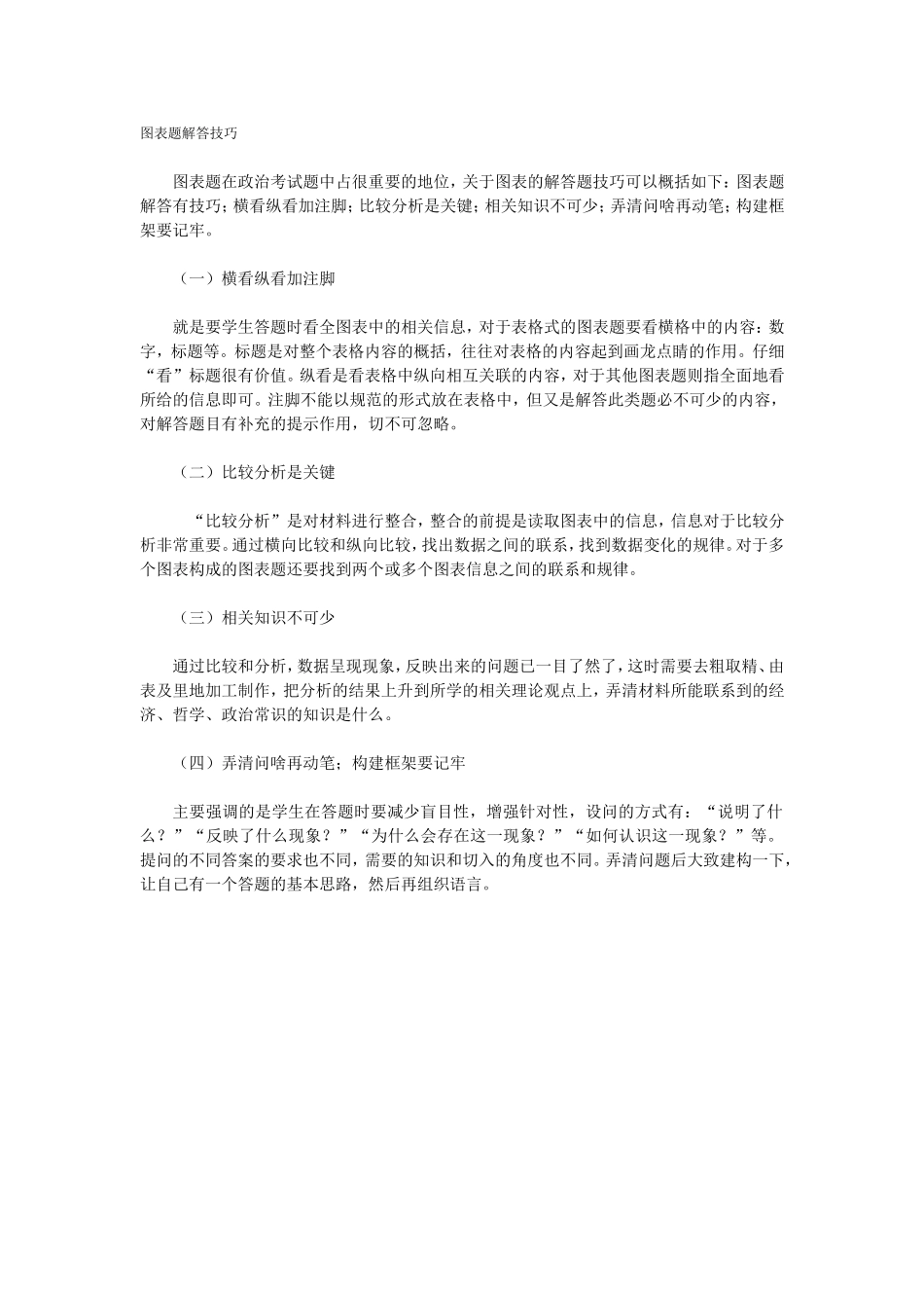 图表题解答技巧_第1页