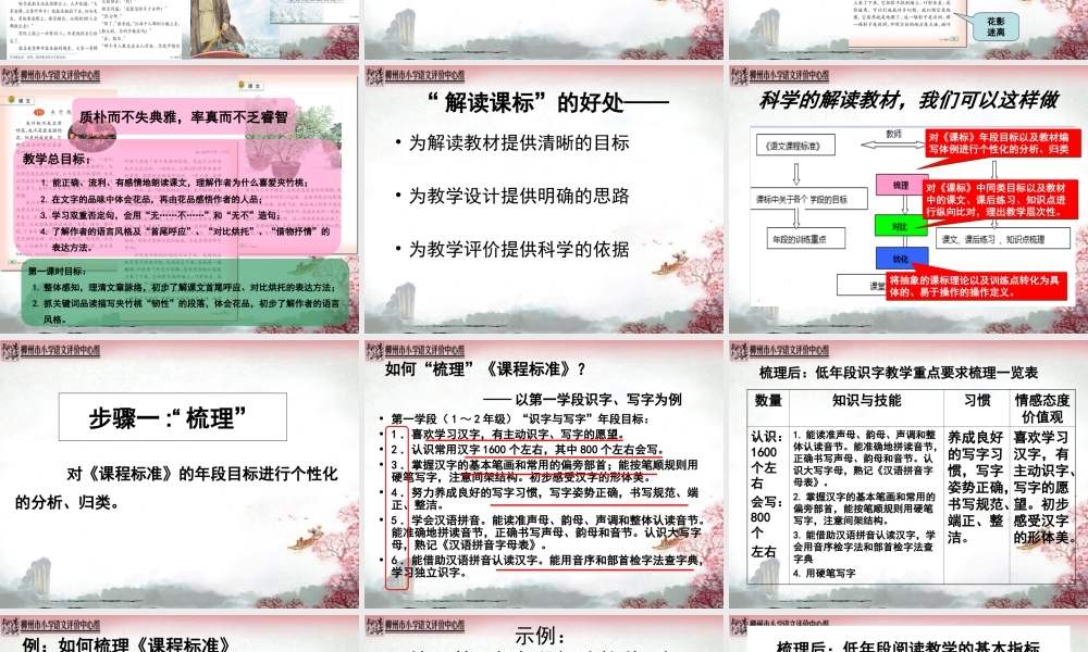 活学课标，实践运用