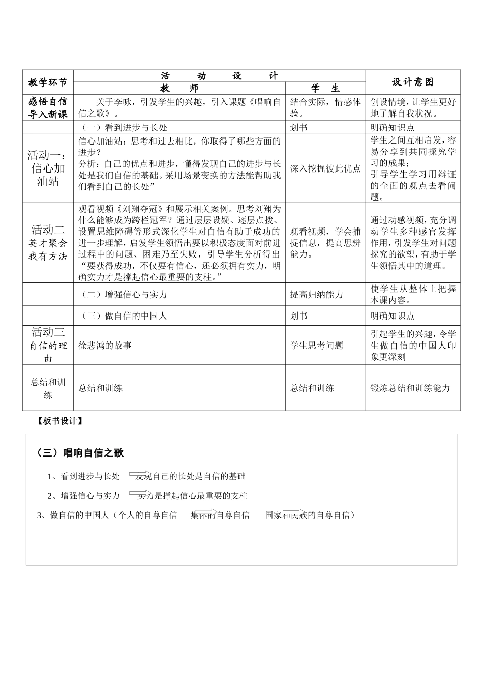 思想品德七年级下册第一单元第二课第三框的教学设计1_第2页