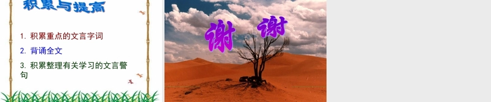 文言文学奕课件