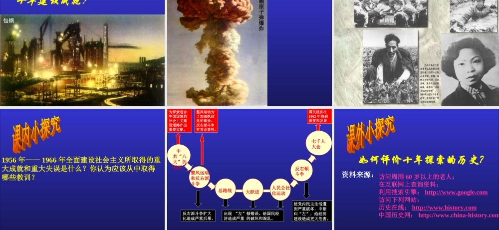 社会主义建设在探索中曲折发展(2)