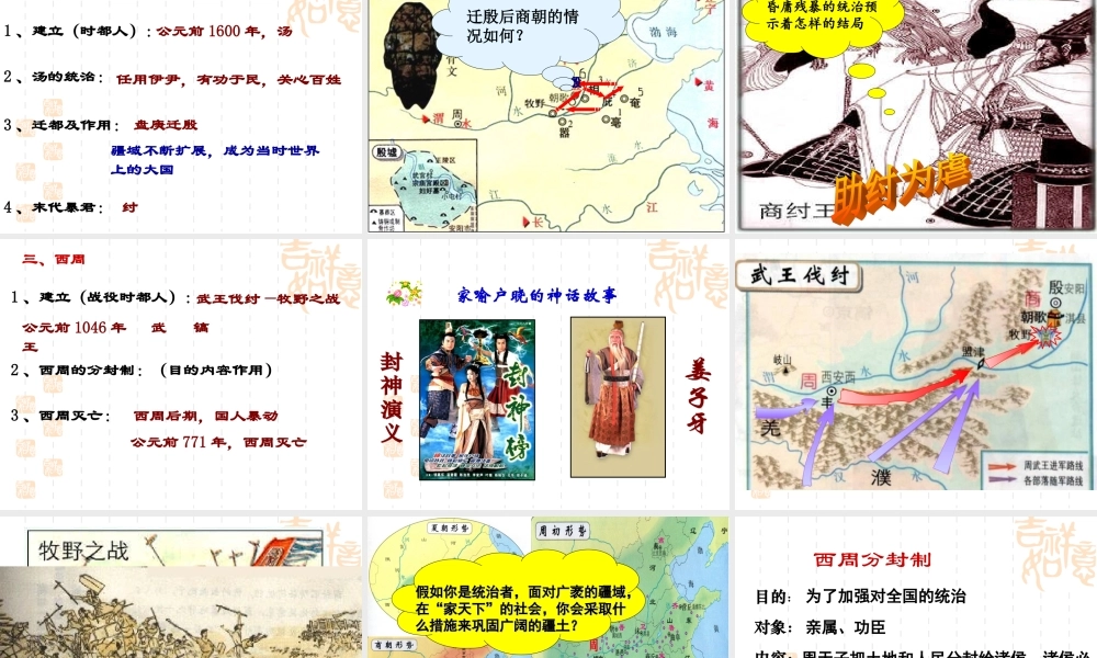 《夏、商、西周的兴亡》参考课件4