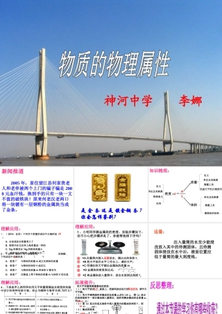 物质的物理属性