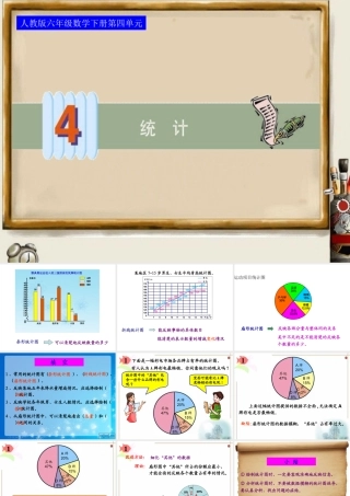 人教版六年级数学下册第四单元第一课时_统计