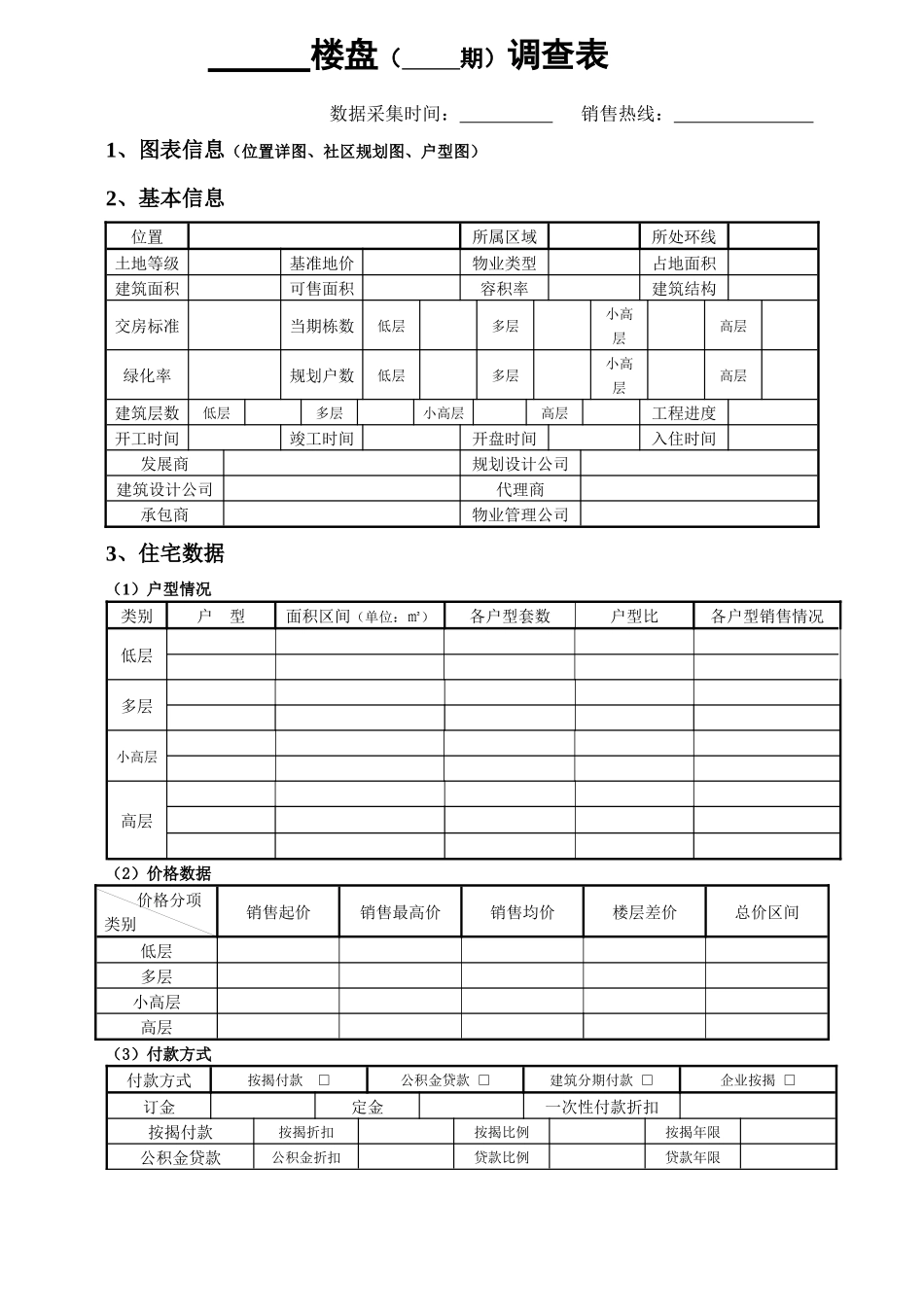 楼盘调查表.doc_第1页