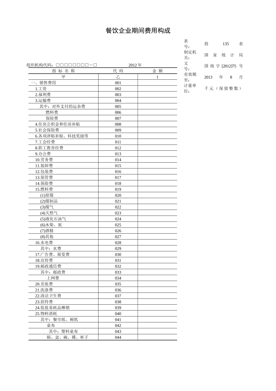 餐饮企业营业成本构成_第3页