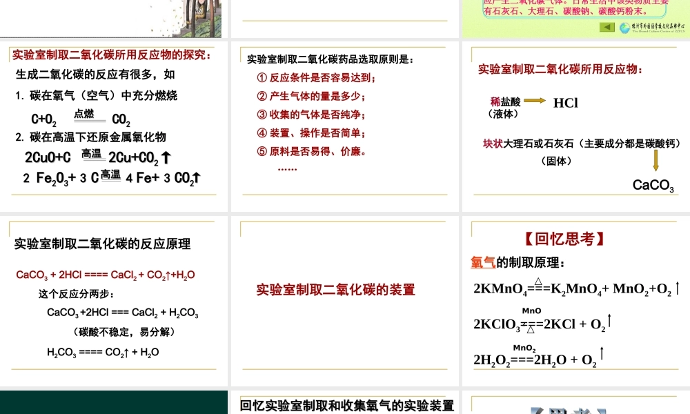 2012课题2《二氧化碳制取的研究》PPT课件