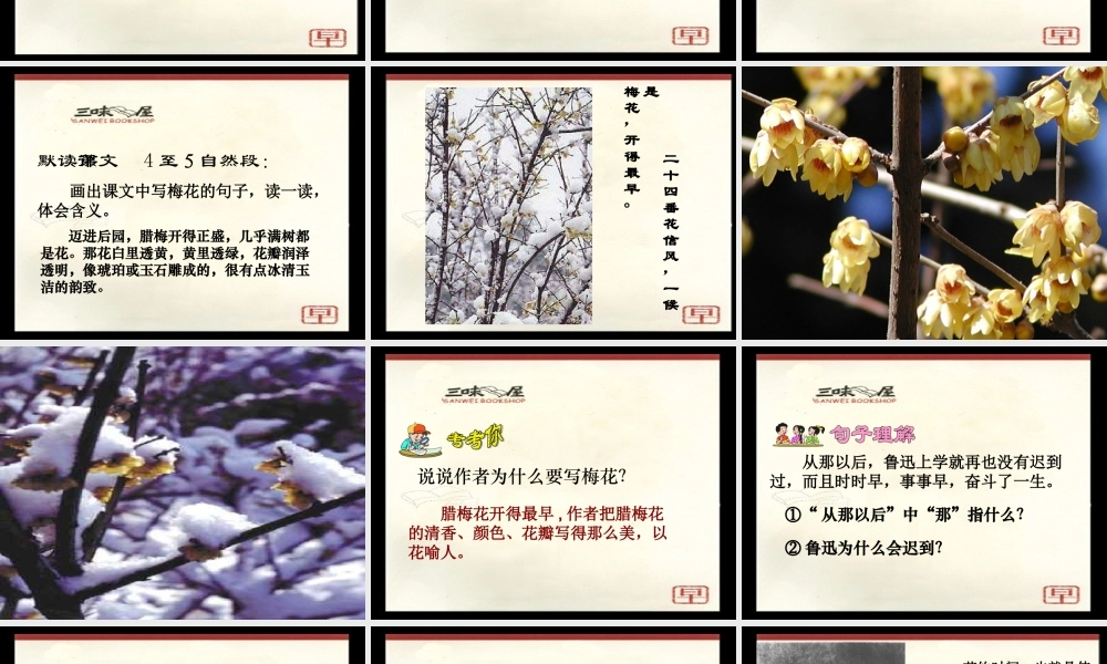 五下4课《早》