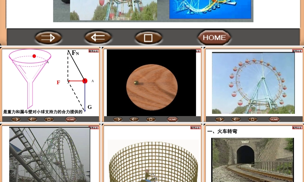 高一物理必修生活中的圆周运动(上课用)