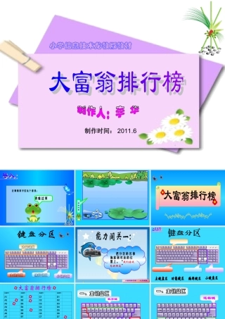 李华校课件比赛大富翁排行榜