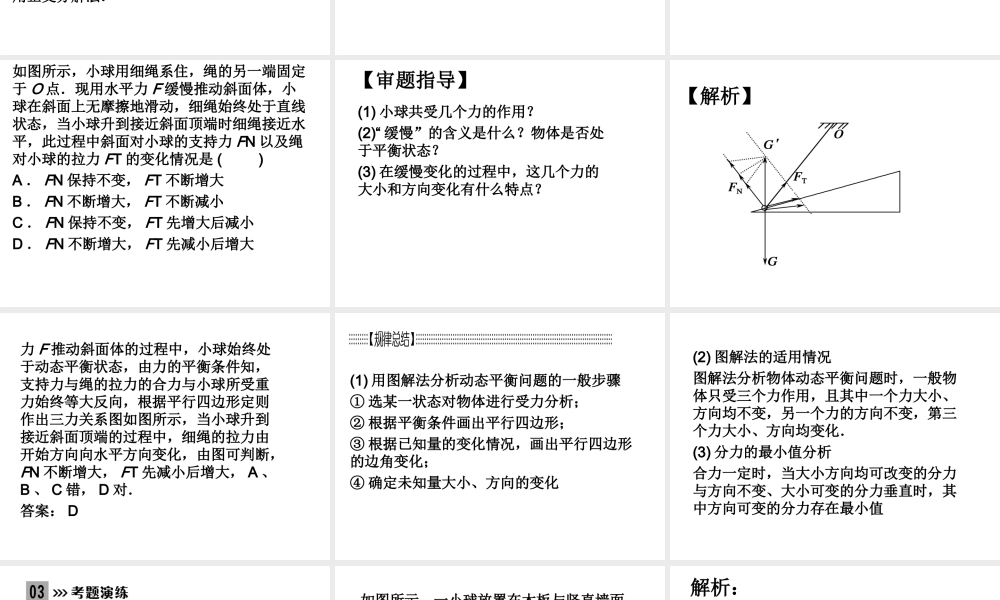 共点力作用下的动