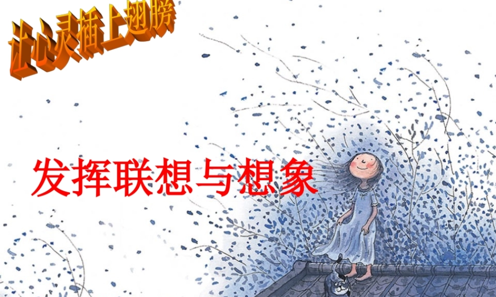 发挥联想与想象课件